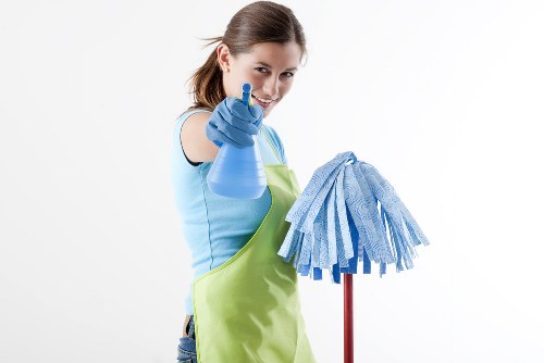 Carpet cleaner in Hackney cleaning a residential living room carpet
