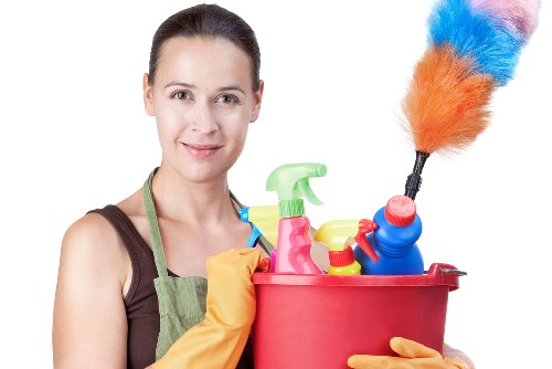Hackney Cleaners staff working safely with protective equipment