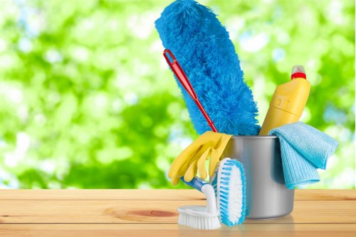 Cleaner in Hackney providing office cleaning support