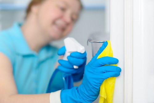 Modern carpet cleaning equipment used in Hackney