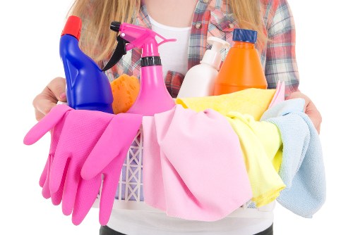 Deep cleaning task in a Hackney kitchen
