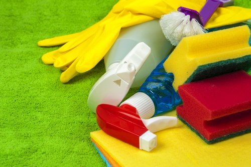 Commercial carpet cleaning service in a Hackney office