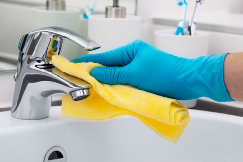 Professional deep cleaning in Hackney kitchen and bathroom surfaces