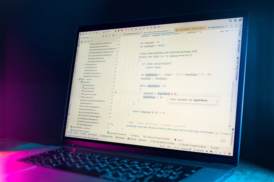 Close-up of a computer screen displaying programming code with visible HTML tags and a message reading 'Sign up today', featuring multicolored syntax highlighting on a dark background, indicating a we